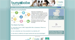 Desktop Screenshot of bump2babe.ie